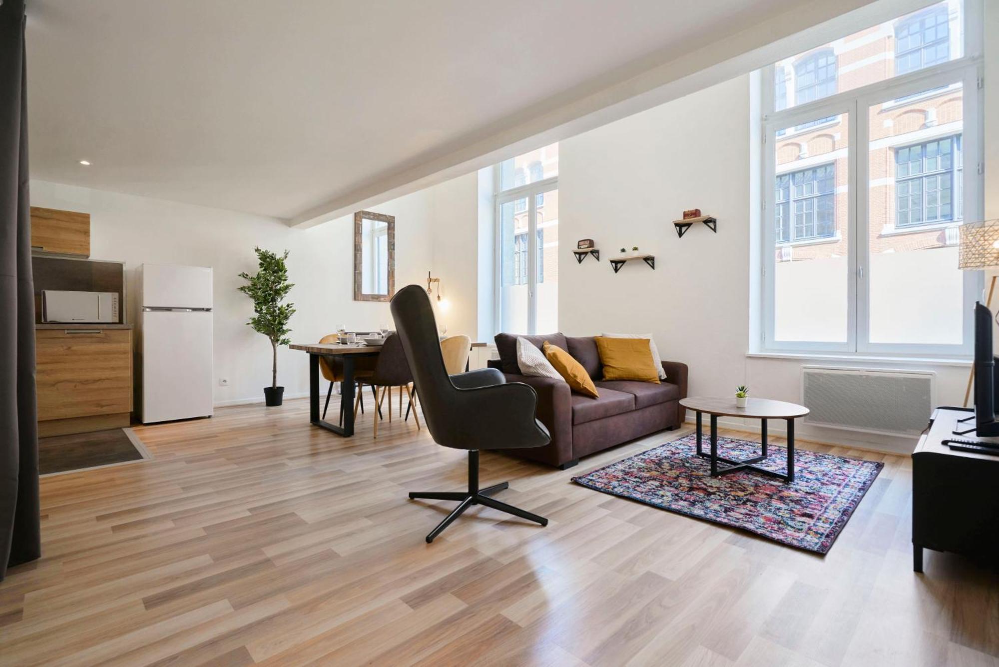 Locationstourcoing - Le Loft Apartment Exterior foto